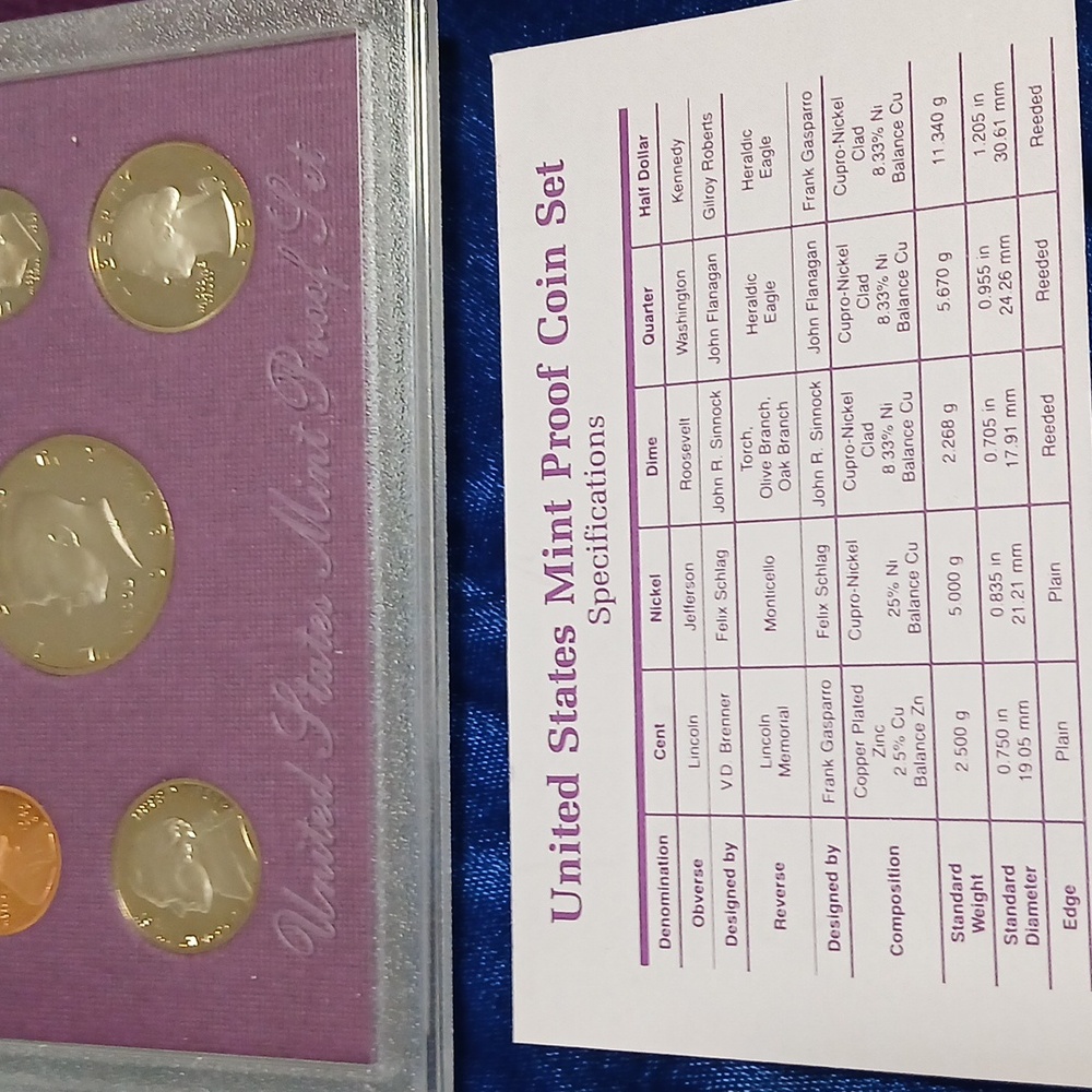 1988 & 1989 United States Proof Sets - Picture 7 of 9